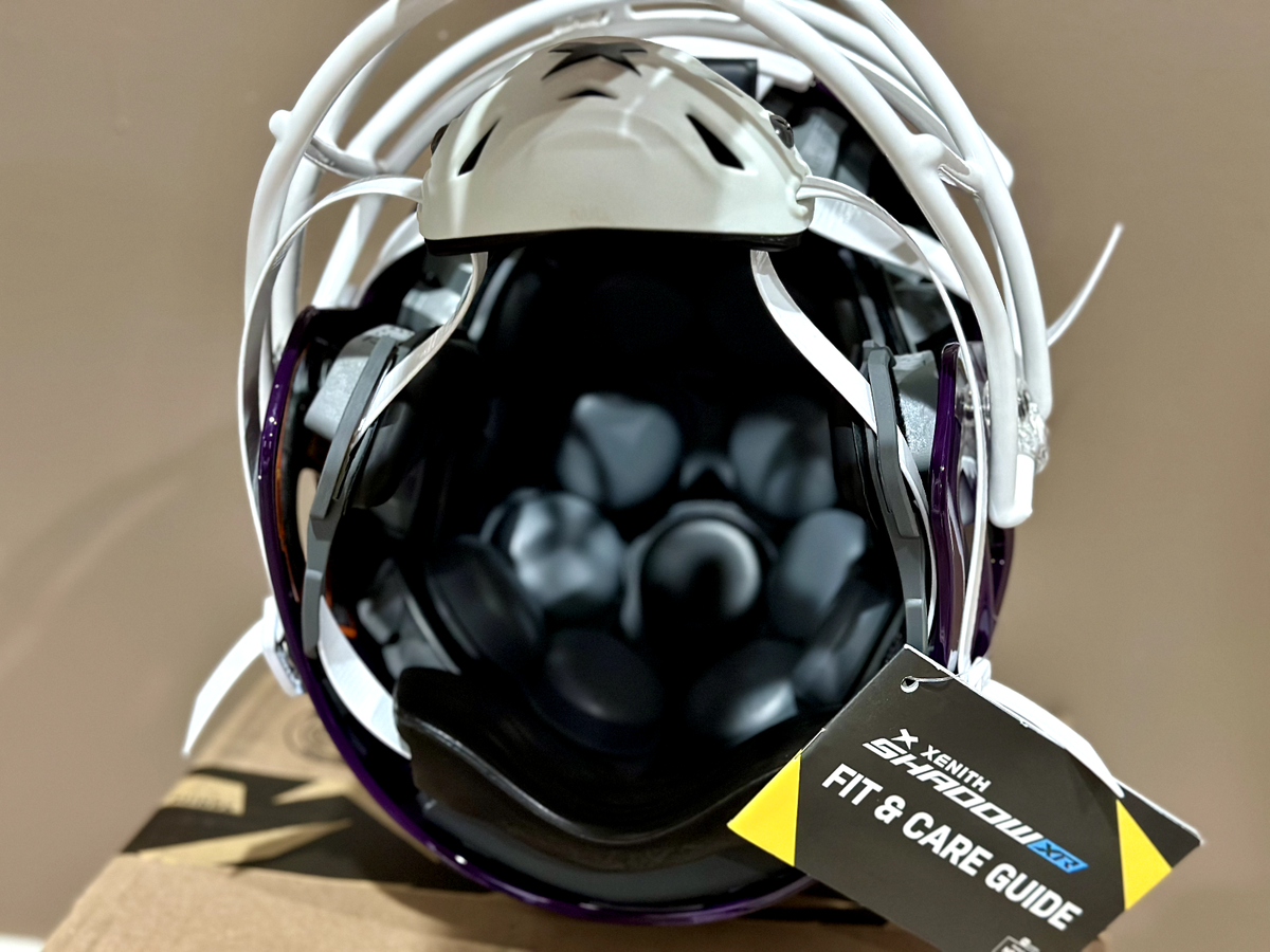 New Custom Purple Xenith Shadow XR Youth Football Helmet W New Custom Purple Xenith Shadow XR Youth Football Helmet W