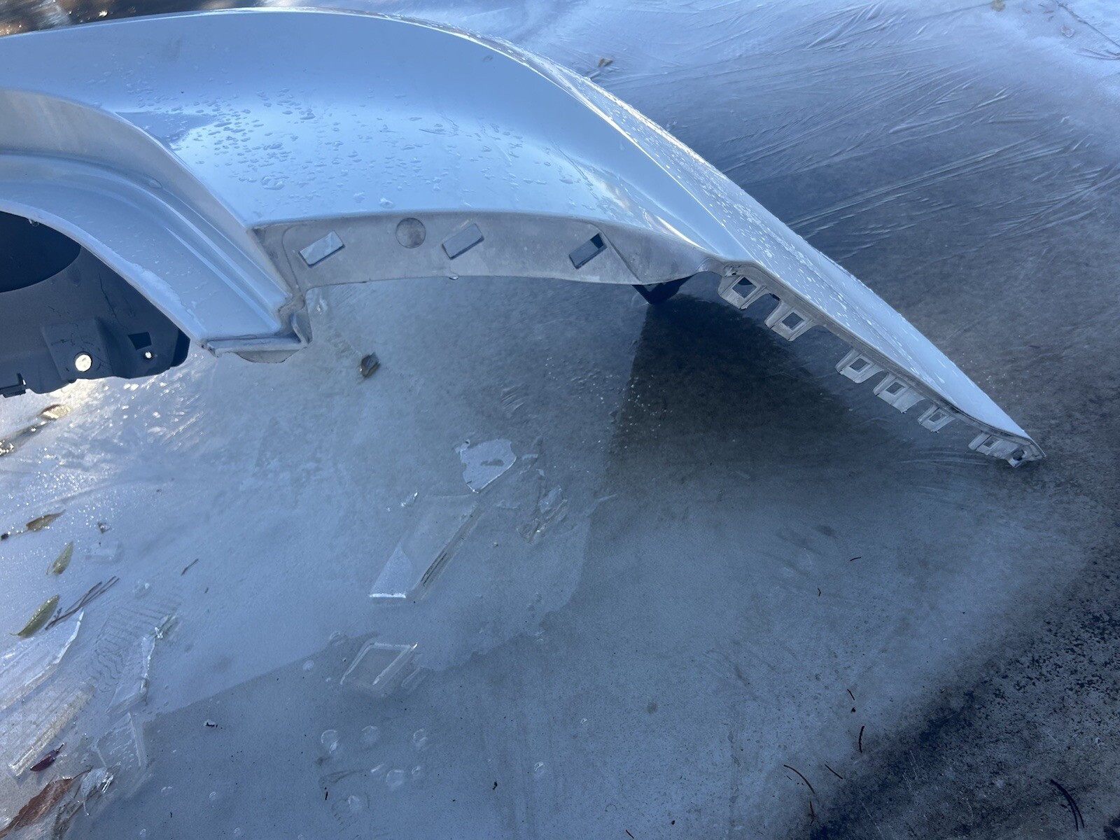 MASERATI GHIBLI REAR BUMPER 2017 WHITE