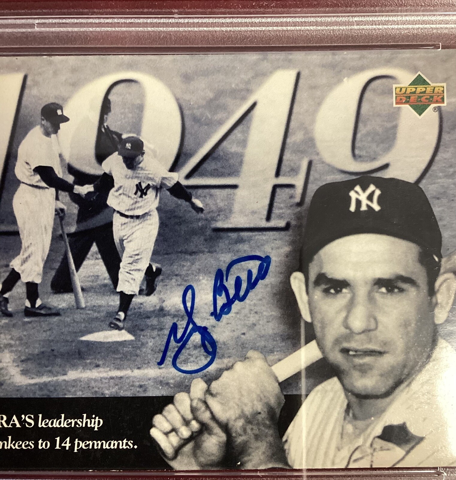 Yogi Berra Signed 1994 Upper Deck #114 Baseball Card READ Autograph PSA/DNA 10