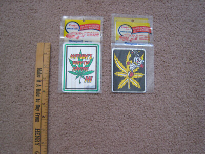 Vintage 1980's Prism Stickers Mariquana Pot Leaf NOS