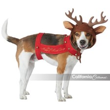 California Costumes Reindeer Pet Animal Dog Christmas Xmas Costume PET20155