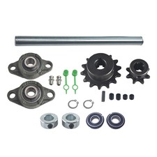 Jackshaft Sprockets with UCFL203 Pillow Block Bearings 5/8"X10" 40/41/420 Chain