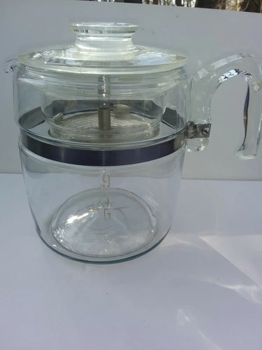 Vintage Pyrex 7759 Flameware 9 Cup Percolator coffee pot