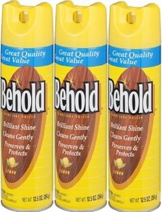 Behold Furniture Polish Lemon Scent 3 Pack 886449520008 Ebay