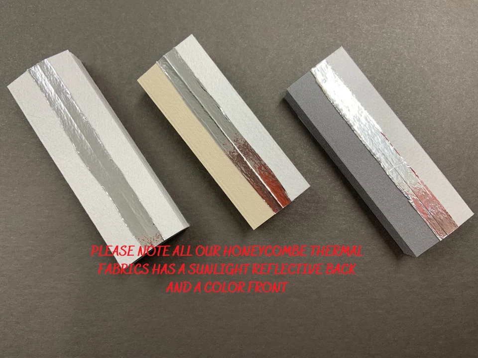 BLACKOUT Frameless and easy to fit PLEATED BLINDS for bi-fold door Honeycomb - Image 4 of 4