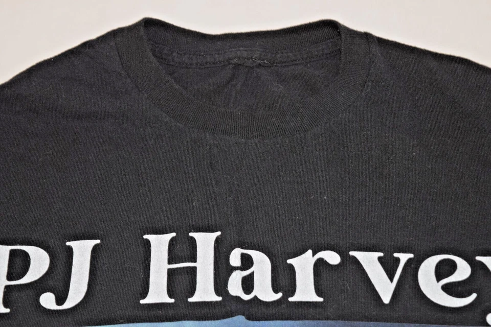 Vintage Band T-Shirt Size S/M 90s PJ Harvey To Bring You My Love Album Black - Image 4 of 4