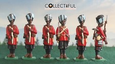 LEAD SOLDIER SET X6 - SIKH INDIAN INFANTRY - DELHI DURBAR - BRITAINS SIZE  B4