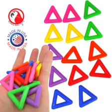 2287 Pk14 Plastic Triangles Foot Talon Craft Part Parrot Bird Toys