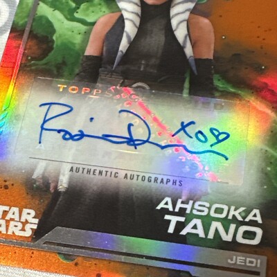 Ahsoka Tano Orange #/25 Rosario Dawson🍊 2024 Star Wars Topps