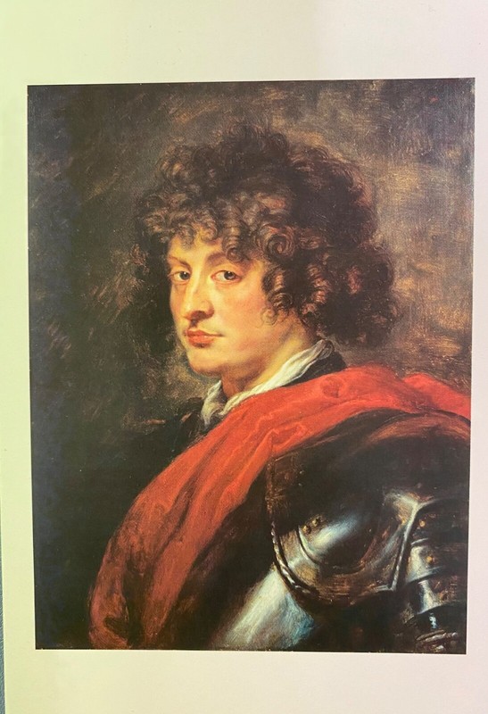 PETER  PAUL RUBENS   - Art Postcard - Portrait of a Young Man in Armor