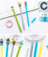 6Pcs Lovely Cute Botany Plant Cactus Gel ink Ball Pens Office School Stationery