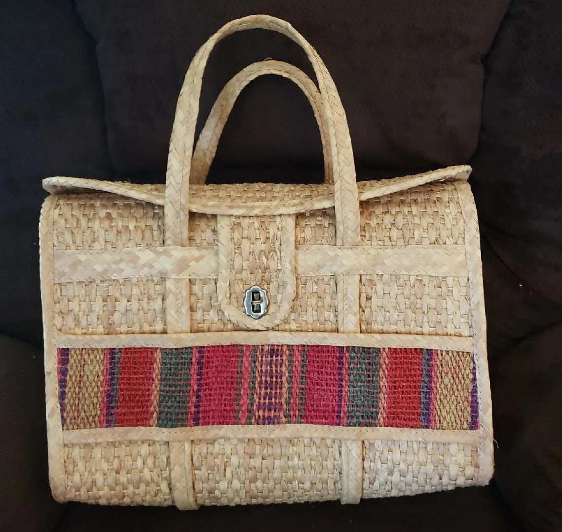 GOKTOW Straw Woven Tote Bag - Raffia Crossbody Purse For Beach, Summer Travel, Large Capacity Handbag - View #4