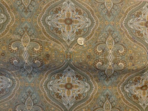 Home Decor Fabric Green, Yellow, Brown. Clearance