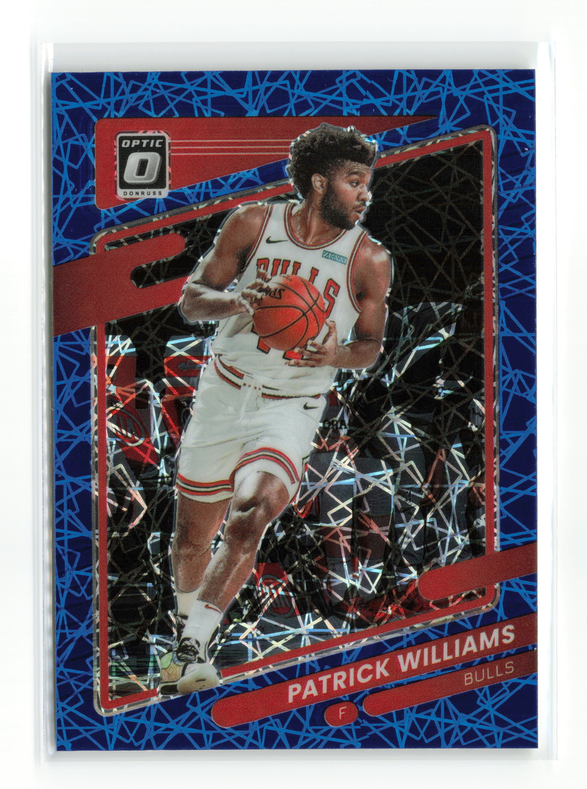 PATRICK WILLIAMS  #17 2021-22 OPTIC BULLS BLUE VELOCITY