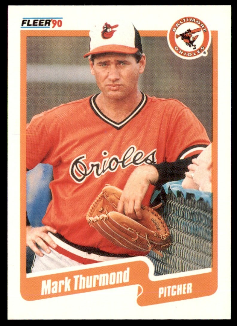 1990 Fleer Mark Thurmond Baltimore Orioles #191
