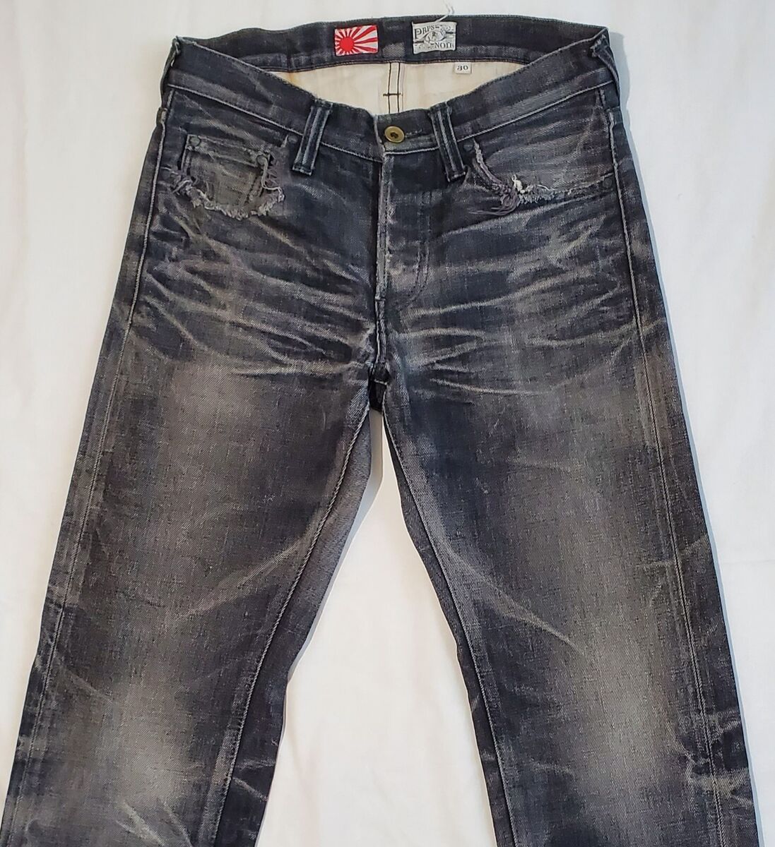PRPS NOIR JAPAN(P59P02VBL)CLR:GRAY/BLACK SELVEDGE DENIM PRPS NOIR JAPAN(P59P02VBL)CLR:GRAY/BLACK SELVEDGE DENIM