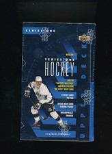 1993-94 Upper Deck Hockey unopened Wax box Series 1 Retail box clean