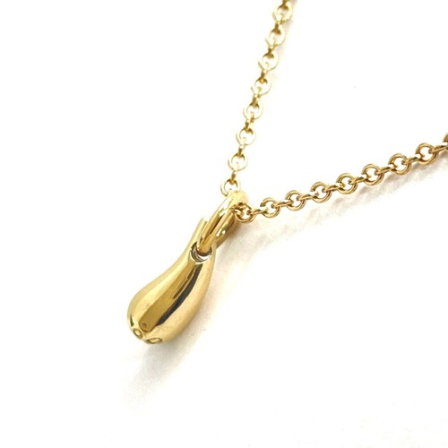 Tiffany & Co. Elsa Peretti Teardrop Anhänger Halskette 750YG in Gelbgold - Bild 2 von 7