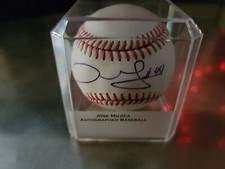 Jose Mujica Signed baseball - MLB hologram - Colorado Rockies - with case