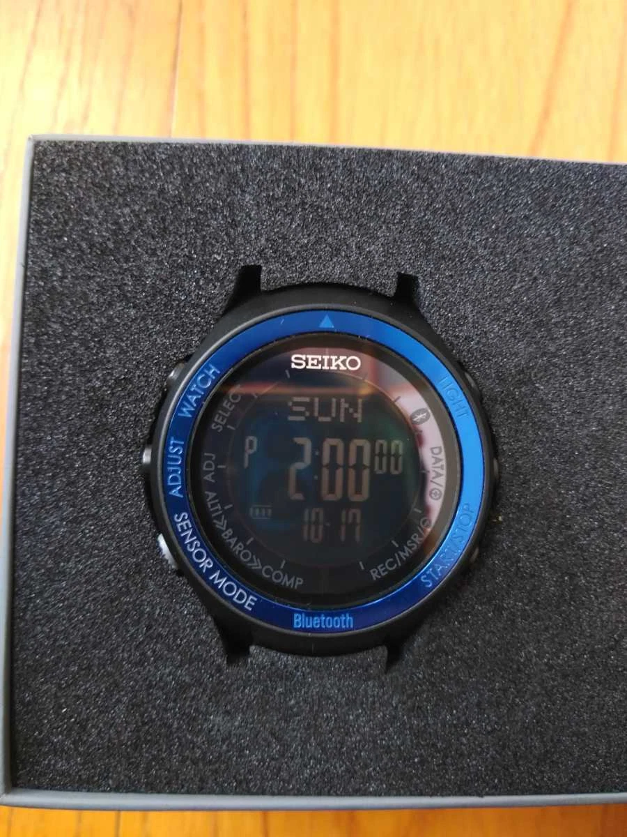 SEIKO Limited To 500 Pieces Wena Wrist Active Digital Solar Headblue WNW-SA02A/L