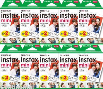 200 Prints Fujifilm Instax Mini Instant Film for Fuji 11, 9, 8 & Pol 300 Camera 