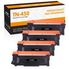 4x TN450 High Yield Toner Compatible with Brother HL-2270DW MFC-7360N DCP-7065DN