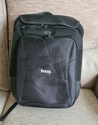 backpack laptop booq Booq Boa XM Premium Laptop Backpack Bag Black Padded Pockets