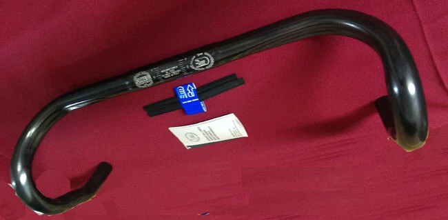 3ttt Forma SL Ergopower Rennrad-Lenker, titan-Finish, 46cm, NEU, Italy, NOS