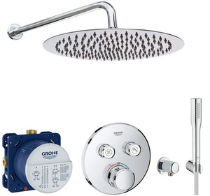 Grohe Smartcontrol Thermostat rund Unterputz Duscharmatur Set UP Armatur A62 | eBay
