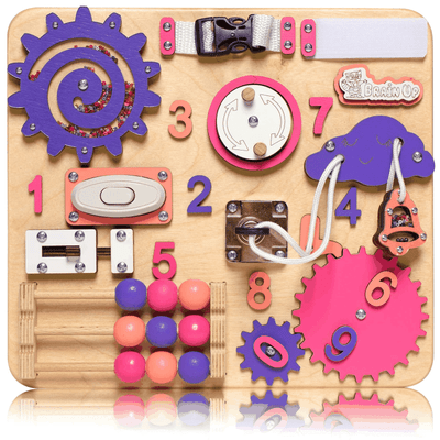 Busy Board for Toddlers Sensory Game Montessori Board for Kids