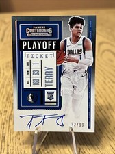 2020-21 Contenders Tyrell Terry Playoff Ticket Variation RC Rookie Auto #126 /99
