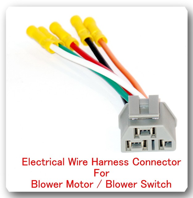 5 Wire Pigtail Electrical harness connector for Blower Motor Fits Ford