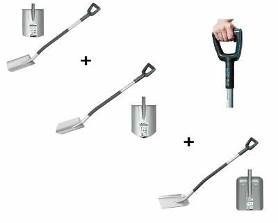 Cellfast ERGO SET Spitzspaten 40-002 + Rundspaten 40-001 + Schaufel 40-010