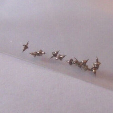 11 ELGIN WW 4L SIZE BALANCE STAFFS 40230 FAST TRAIN PIVOT: 7 NOS --- BB-1139
