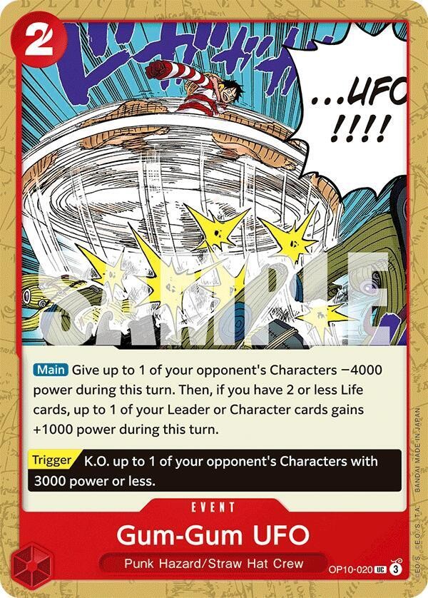 One Piece - Gum-Gum UFO - UC - Royal Blood OP10-020 - NM