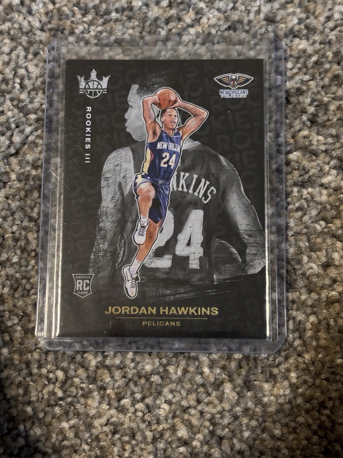 2023-24 Court Kings Jordan Hawkins Rookies III Level 3 SSP #137 RC Pelicans RARE