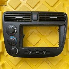 HONDA CIVIC RADIO CD CLIMATE CONTROL/HEAT/AC DASH BEZEL TRIM OEM 2001 2005 01-05