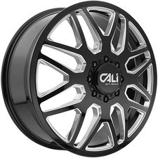 Cali Off-road 9115d Invader Dually Front 24x8.25 8x210 Blackmilled Wheel Rim Cali Off-road 9115d Invader Dually Front 24x8.25 8x210 Blackmilled Wheel Rim