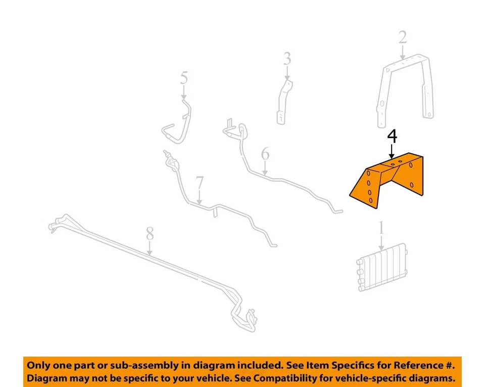 ADEQUADO PARA 2006-2008 CADILLAC XLR DEFLETOR 10385348 - NOVO FABRICANTE DE EQUIPAMENTO ORIGINAL 10385348 - Imagem 2 de 3