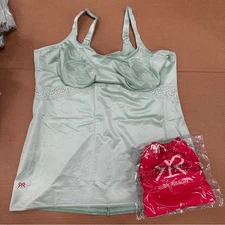 New Ruby Ribbon Lace Cami Fresh Mint 32