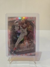 2025 Panini Prizm WNBA #9 DiJonai Carrington WNBA Logo Prizms