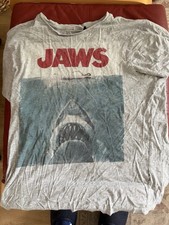 Jaws Official T-Shirt M Medium Cotton Spielberg Film Merch