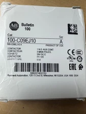 Allen-Bradley Cat 100-C09EJ10 IEC 9 A Contactor  24V DC Screw Terminals