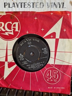 MAMAS & PAPAS DREAM A LITTLE DREAM OF ME /FOR LOVE OF IVY RCA AFRICA EX  7''  45