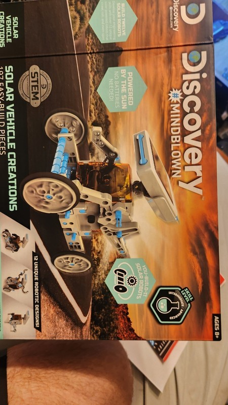 Discovery Children Mindblown STEM 12-in-1 Solar Robot Creation Kit 197pc NEW