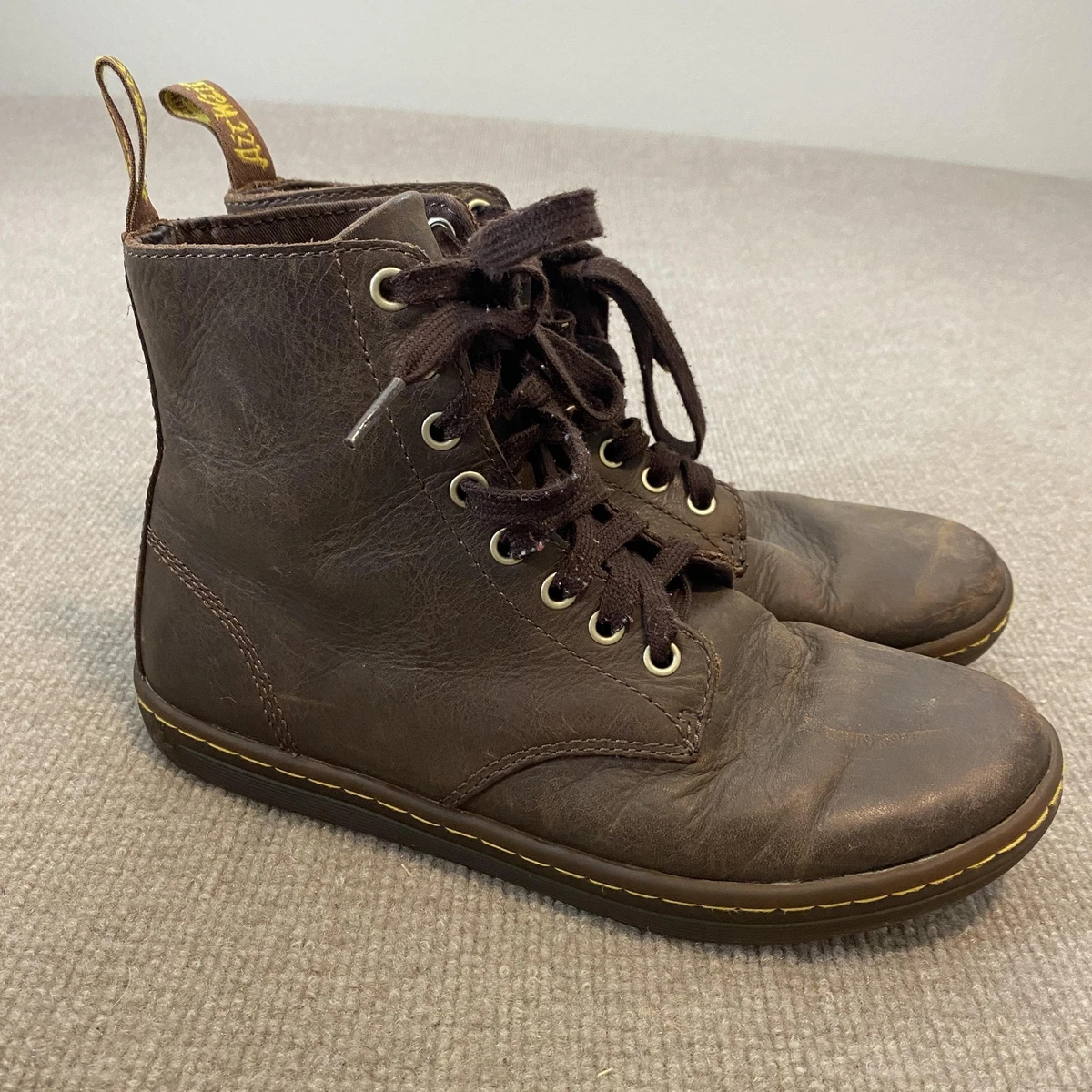 DR. MARTEN’S: Y2K Leather Tevin Brown Shoes -Size 9 Las mejores ofertas en Botas para hombre Dr. Martens  main image 3