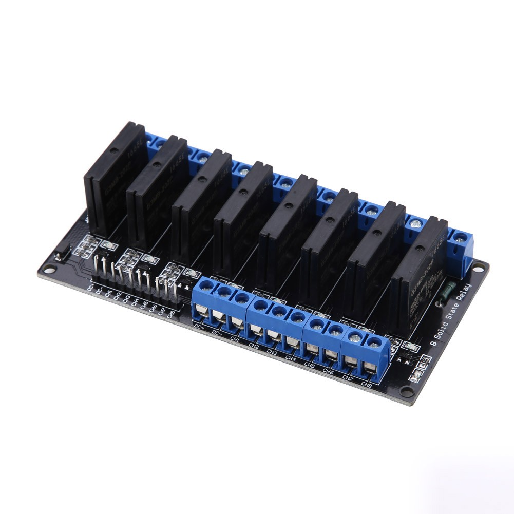 .8 Channels Solid State Relay Module DC-AC Low Level Trigger With