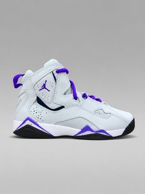 Jordan True Flight GS Base Grey Purple 5.5Y 343795-052 New No Box