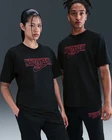 Nike x Stranger Things Men's T-Shirt Black Size S-2XL Casual Sportswear