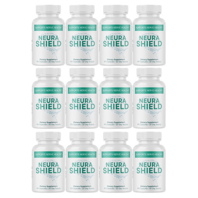 Neura ShiedNerve Formula SupportsBrain Health & Function-12 Bottles-720 Capsules